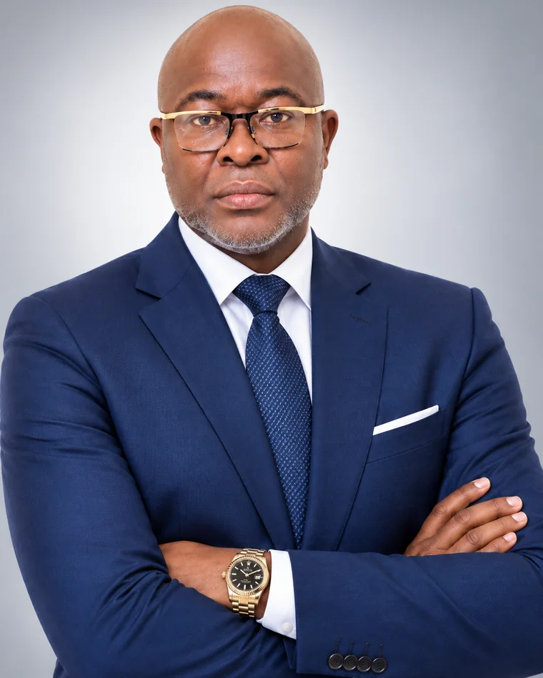 Portrait de Landry Koumou Bondongo, manager général
